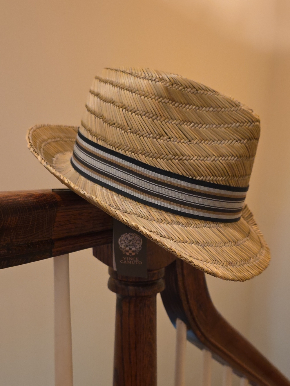 NWT Vince Camuto Straw Fedora For Women